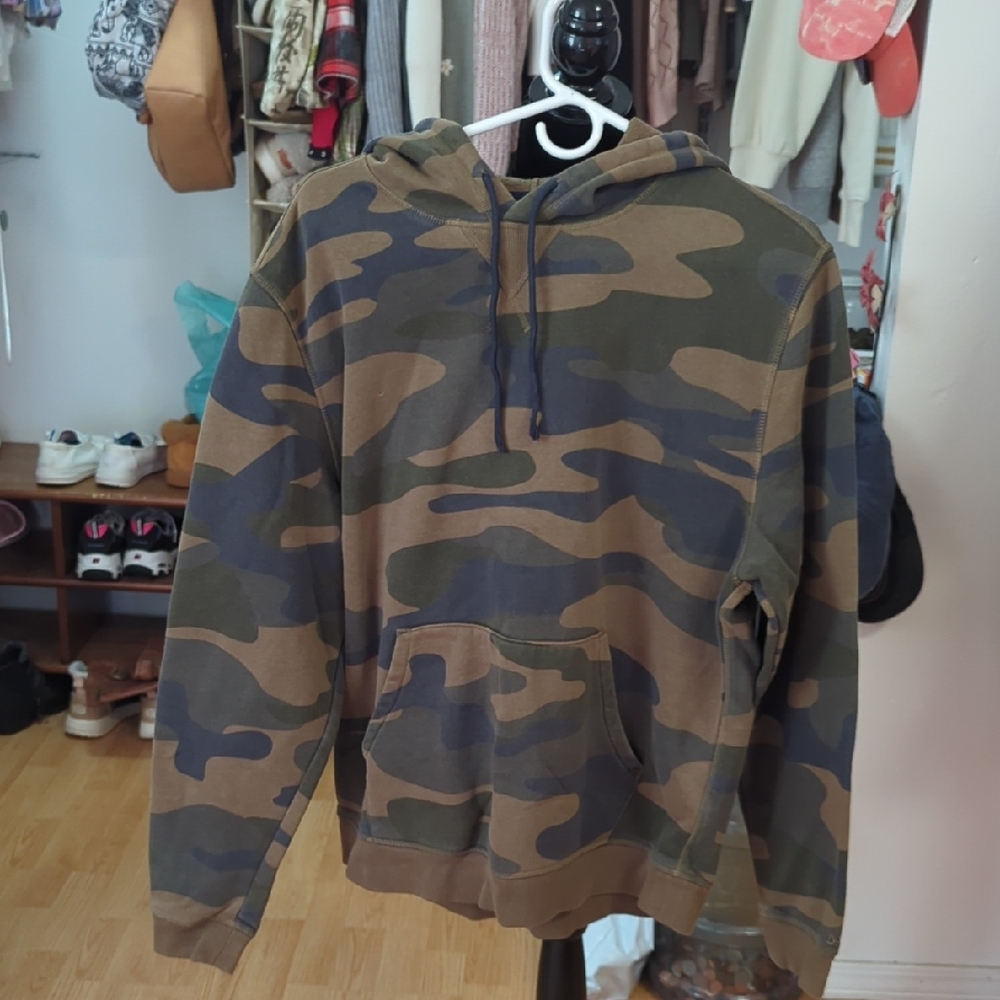 DSG Green and Brown Camouflage Hoodie